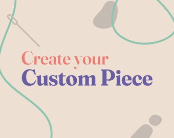 Custom Wool Wall Art: Personalised Handmade Textile Piece, Made to Order.