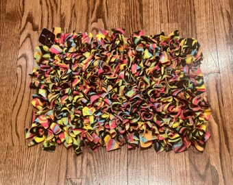 Handmade Snuffle Mat | 12x18 Enrichment Toy for All Pets – Treat Foraging