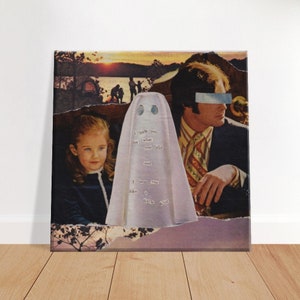 Du fehlst mir wie ein kleines Kind - Leinwand 20x20cm
