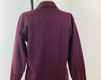 Vintage 1950s LACE UP Melton Wool Pull Over Shirt - Etsy