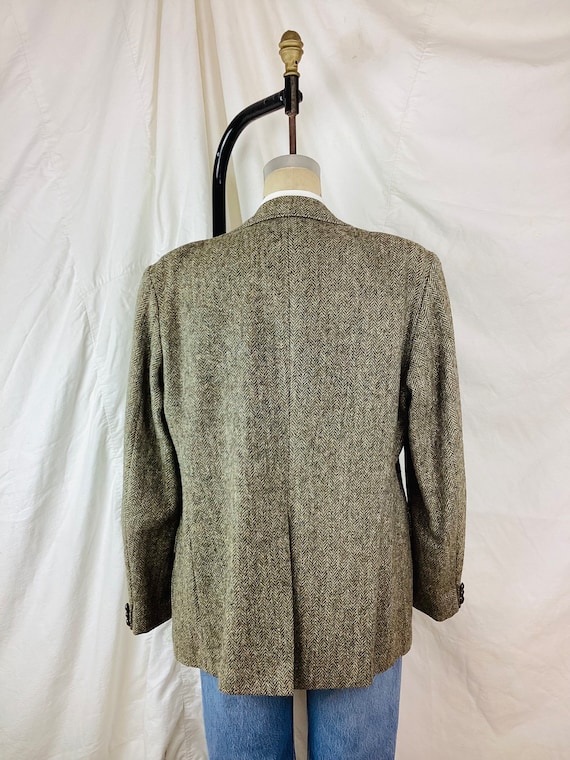 Vintage HERRINGBONE Orvis HARRIS TWEED Sportswear Jacket Blazer