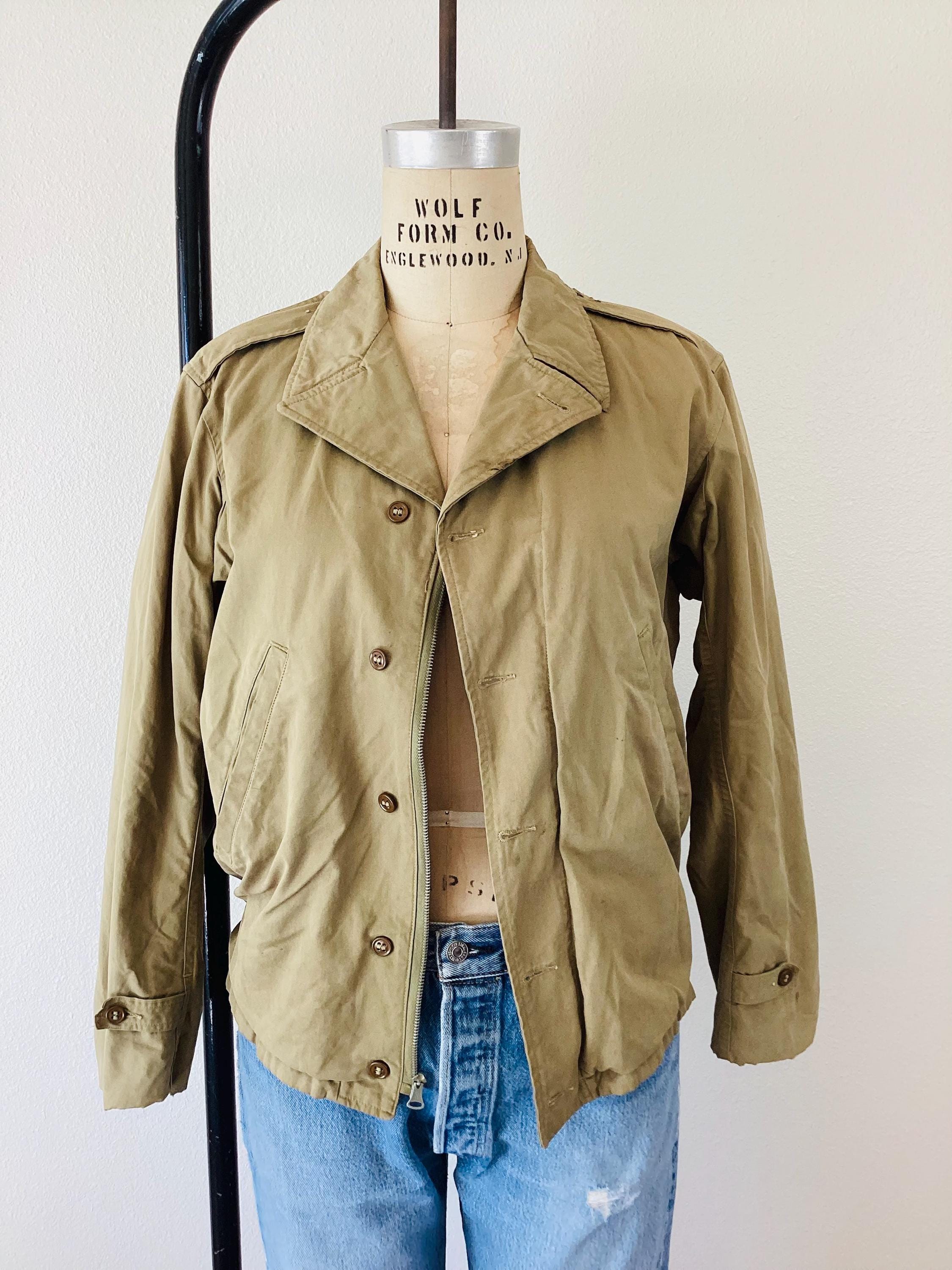 Vintage M41 Army Green PARSONS FIELD Jacket Conmar Zipper
