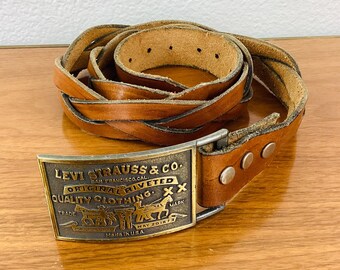 1970s Dark Brown Leather, Metal and Wood Inlay Butterfly  display picture 2