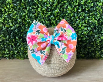 5" Classic Bow - Flowers - F01