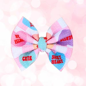 CANDY HEARTS | Valentine&#39;s Day | Baby or Toddler Bow