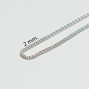 Silver Double Link and Chain Necklaces