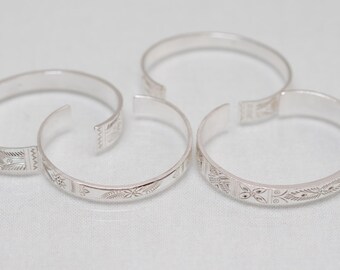 Hmong Silver Bangle