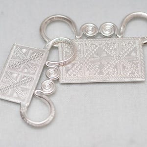 Antique design Hmong or Miao Silver Phiaj, Soul Lock, Spirit Lock