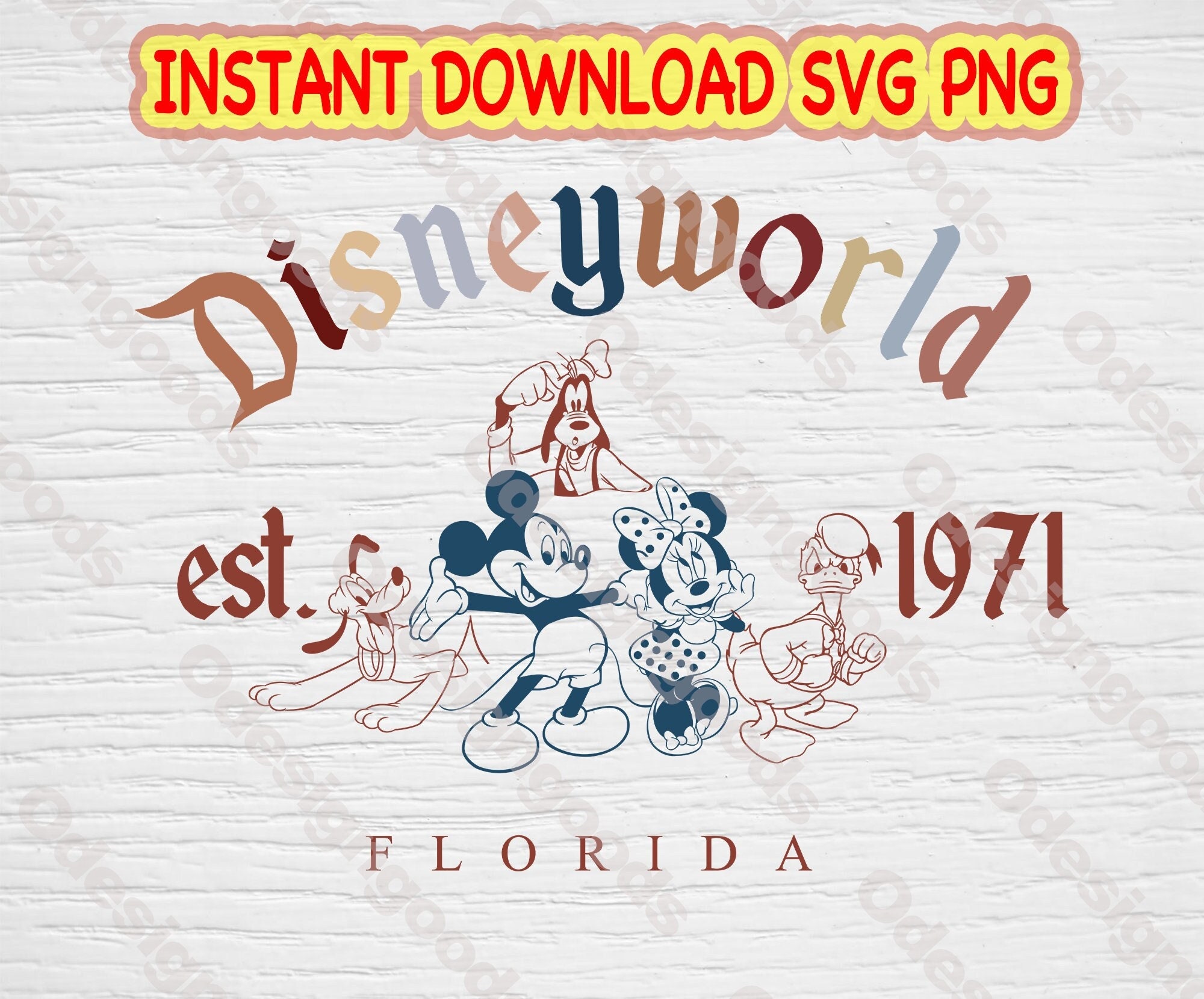 Vintage Disneyworld - Etsy