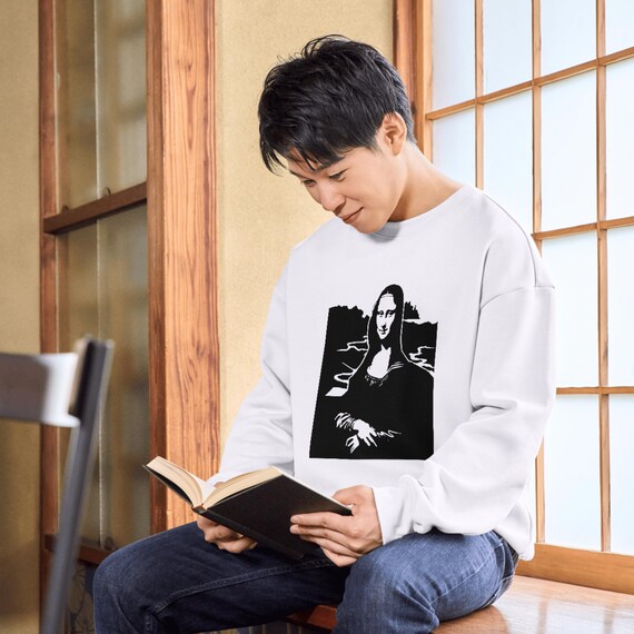 モナリザ シルエット svg、pdf、png、ai、dxf - Etsy 日本