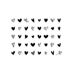 Zestaw serc \ svg, pdf, png, ai, jpeg
