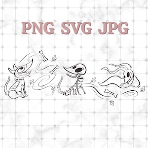 Nightmare Before Christmas Zero Dog SVG | Jack Skellington Svg | Halloween Dog Svg | Dog Skeleton Svg | Tis The Season Png | Cute Ghost Svg