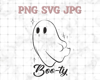 Funny Halloween SVG | Cute Ghost Svg | SVG Files For Cricut | Svg Halloween | Ghost Booty Svg | Funny Ghost Svg | Halloween Ghost PNG