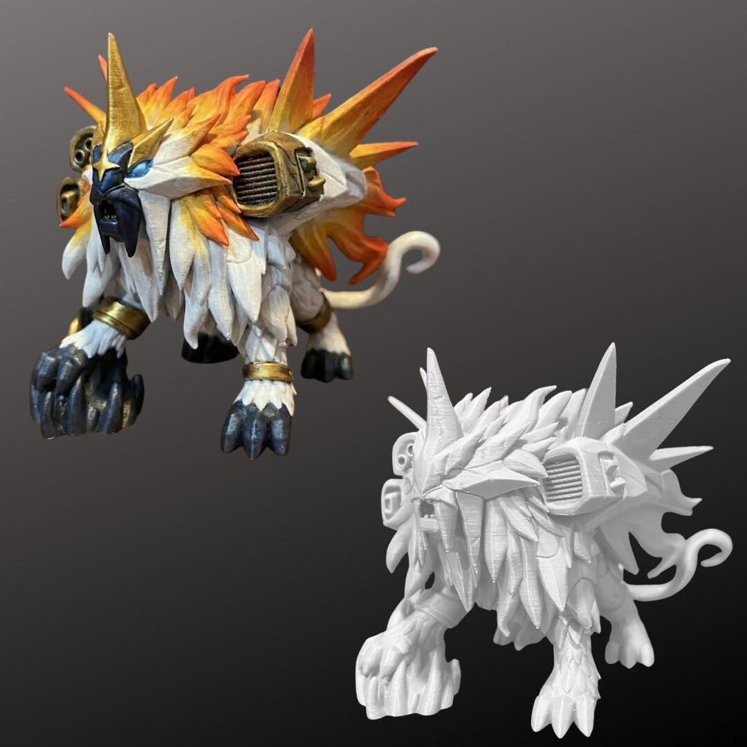 Entei Model Kit Majestic Entei - Hand Painted Statue OR Unpainted Model Kit - Legendary ...