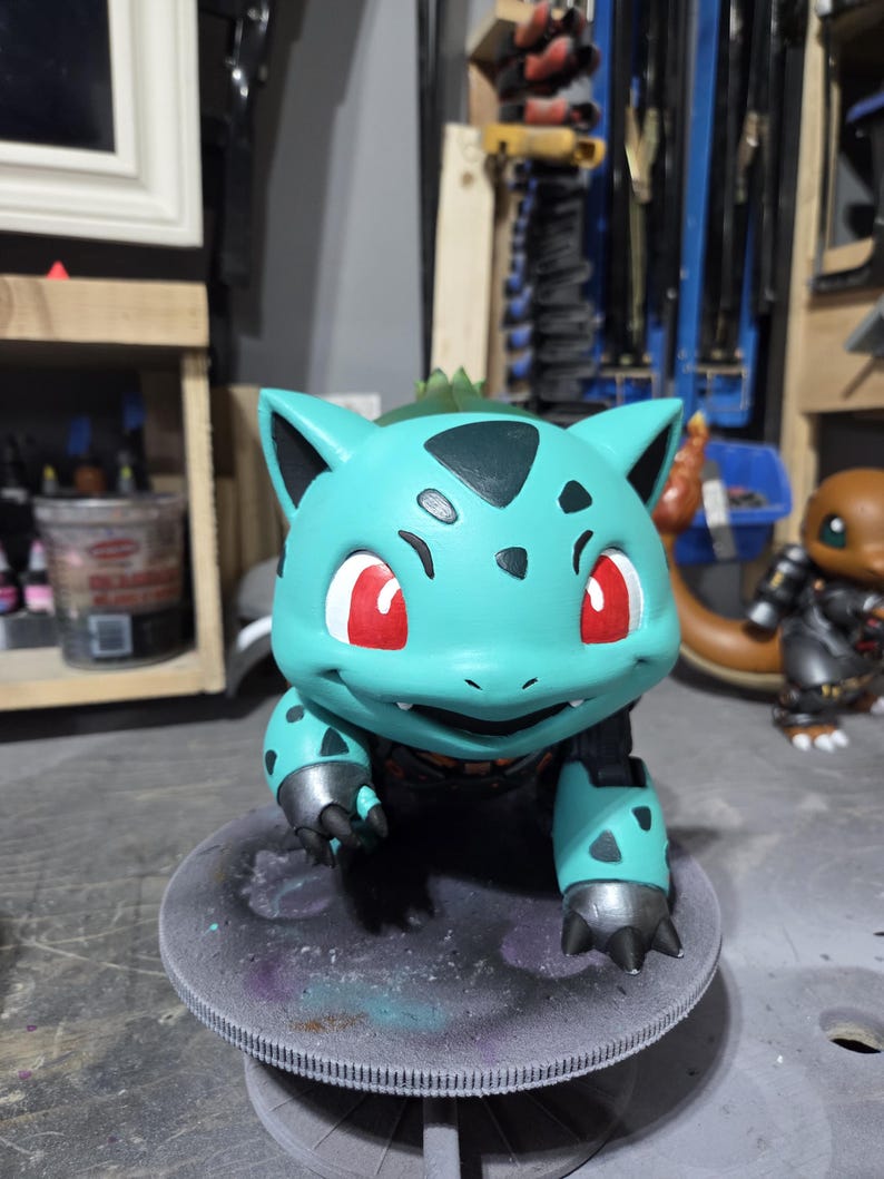 Mecha Bulbasaur - Hand Painted Statue OR Unpainted Model Kit - Pokemon ...