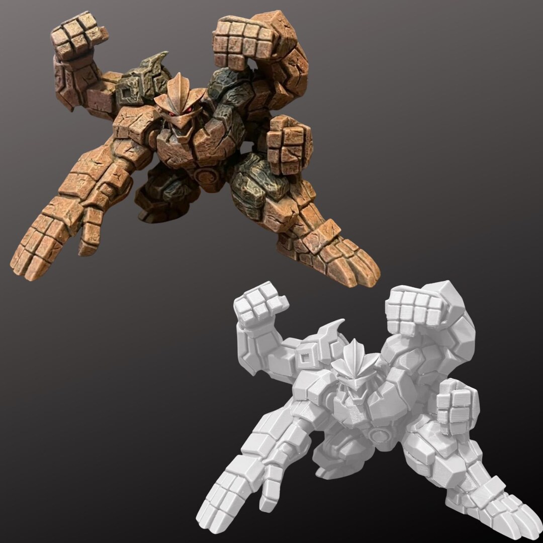 Mecha Machamp - Hand Painted Statue OR Unpainted Model Kit - Robot ...