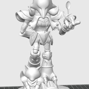 Statue d'évolution d'Alakazam | Champion Psychic Kanto | Figurine RPG Monstre | PLA+ résistant aux chocs imprimé en 3D | Cadeau déco gaming pour bureau