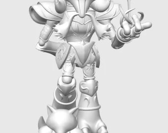 Statue d'évolution d'Alakazam | Champion Psychic Kanto | Figurine RPG Monstre | PLA+ résistant aux chocs imprimé en 3D | Cadeau déco gaming pour bureau