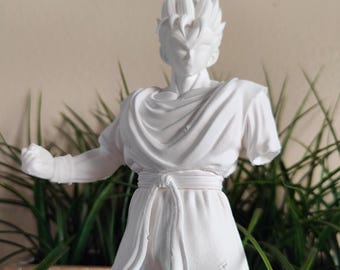 Statue du futur Gohan | Histoire de Trunks Mentor | Figurine de guerrier à un bras | PLA+ résistant aux chocs imprimé en 3D, cadeau déco héros tragique anime des années 90