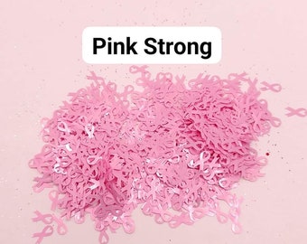 Pink Ribbon PET Glitter, Resin Supplies