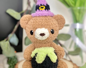 Witchy bear - crochet pattern