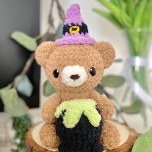 Witchy bear - crochet pattern