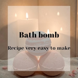 Rezept für Badebombe (nur 4 Zutaten!)
