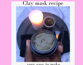 Recette de masque à l'argile (seulement 4 ingrédients !)