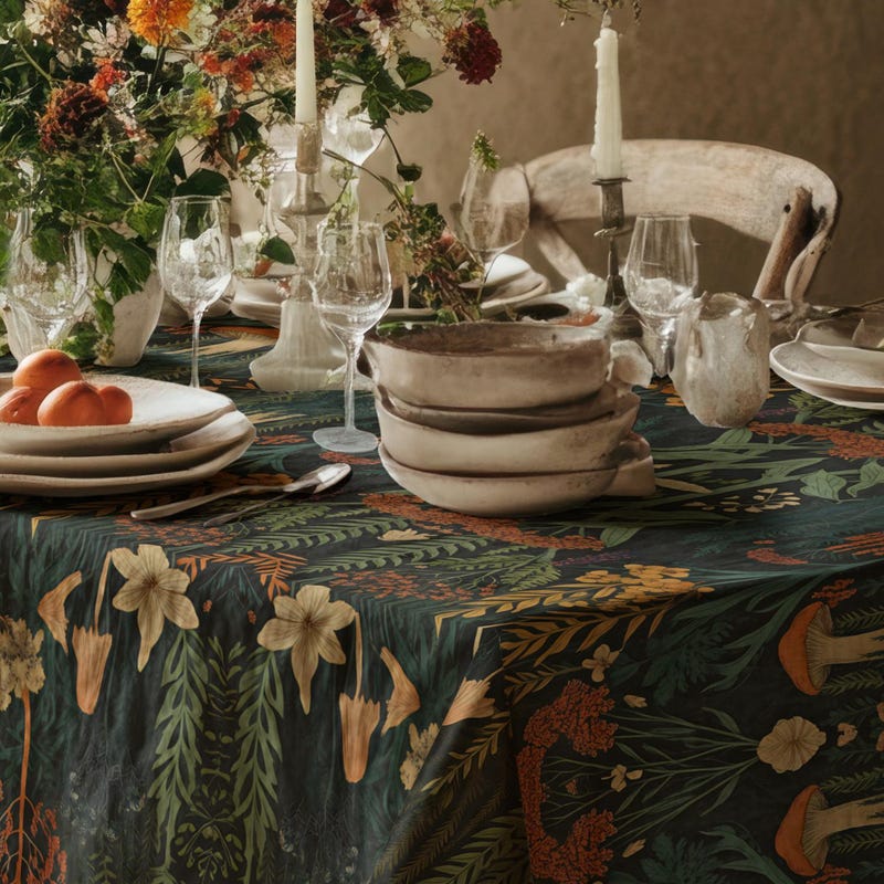 Fall Tablecloth - Etsy