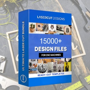 15.000+ Plotterdateien | Laser-Schnitt, CNC, Glowforge, Cricut, Gravur, Wandkunst, Ohrringe, Ornamente und mehr