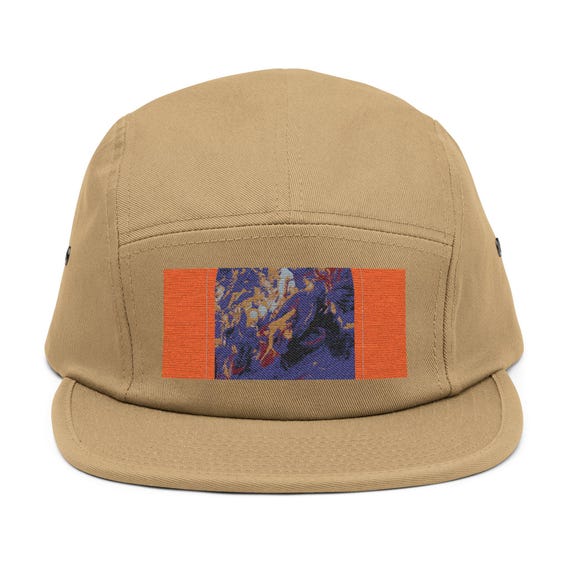 Stylish 5 Panel Cap, Embroidered Sun-Kissed Hat, Trendy Outdoor Gear, Unisex Summer Cap, Perfect Gift for Fashion Lovers