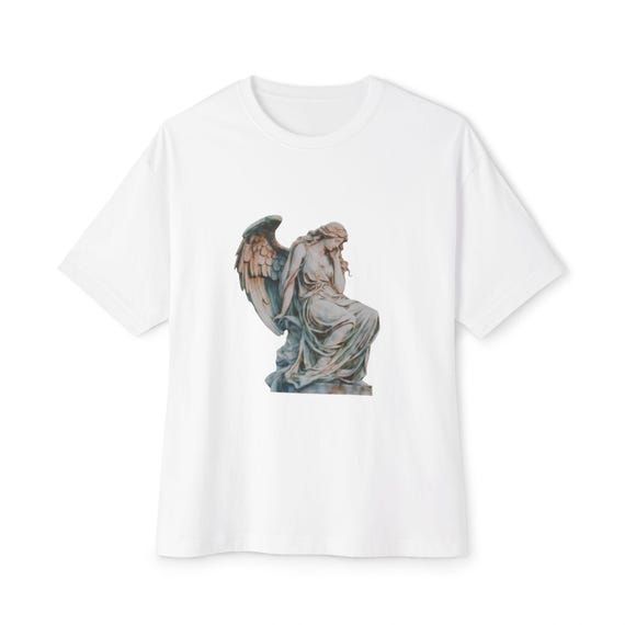 Fallen Unisex Oversized Boxy Tee, Graphic T-Shirt, Casual Wear, Artistic Tee, Fashionable Gift, Trendy Apparel