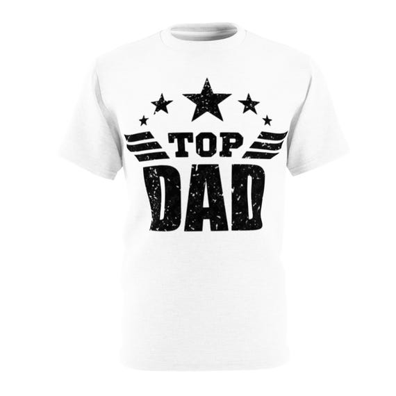 Top Dad Unisex Tee - Perfect Gift for Father's Day, Birthday, Dad's Day Out, Casual Wear, Dad Life Apparel, AOP Shirt