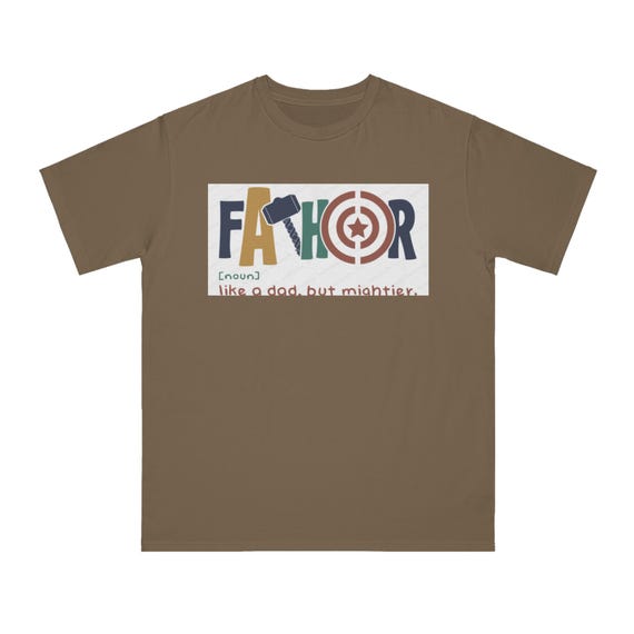 Father Definition Organic Unisex T-Shirt, Gift for Dad, Father's Day Tee, Dad Joke Shirt, Casual Gift for Fathers