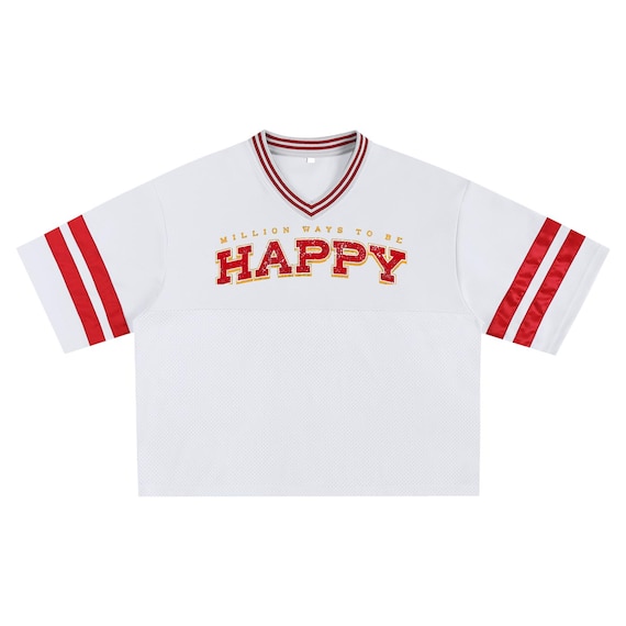 Taped Mesh Boxy T-shirt