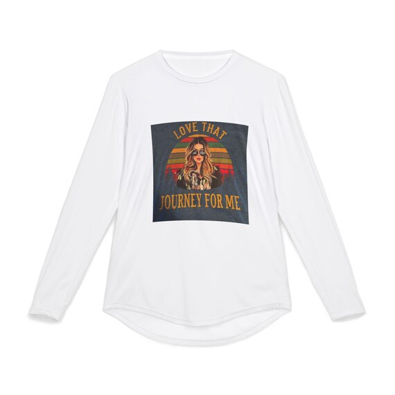 Retro Journey Long Sleeve Shirt - UV Protection, Summer Travel Tee, Boho Chic, Adventure Apparel, Gift for Her