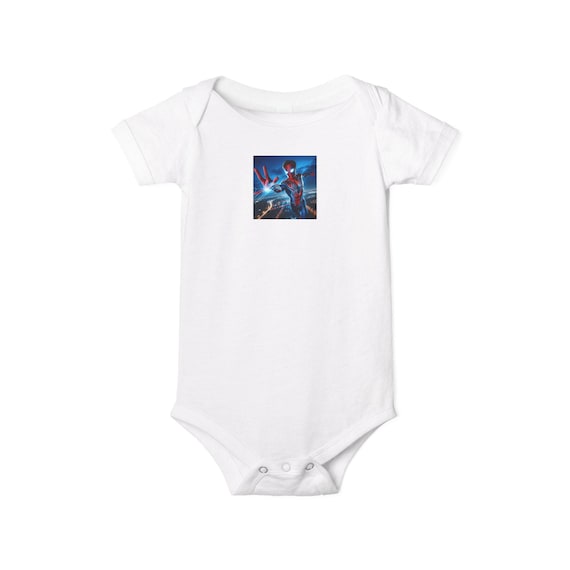 Infant Superhero One Piece, Cute Baby Bodysuit, Adorable Newborn Outfit, Baby Shower Gift, Modern Baby Clothes, Party Wear