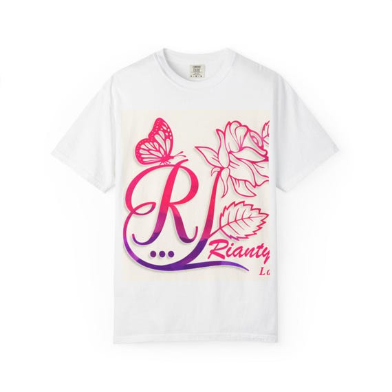 Blooming Butterfly T-Shirt | Floral Graphic Tee | Gift for Her | Summer Style | Casual Wear | Rianity Logo Shirt