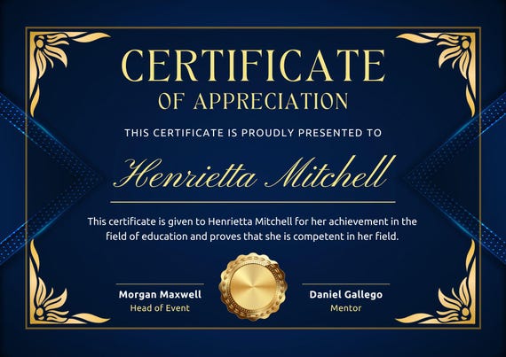 Certificate Template
