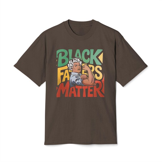 Black Fathers Matter Tee - Unisex Heavy Faded Shirt, Casual Statement Tee, Father's Day Gift, Comfortable Everyday Wear, Inclusivity [...]