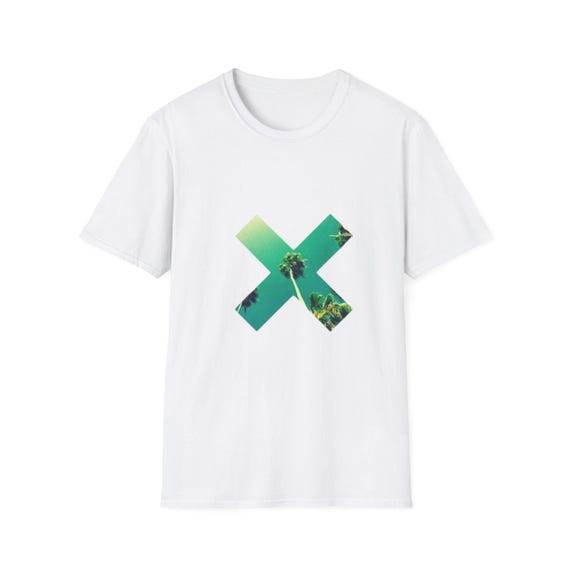 Tropical Graphic Tee, Unisex Softstyle T-Shirt, Casual Wear for Beach Days, Summer Vibes, Gift for Friends