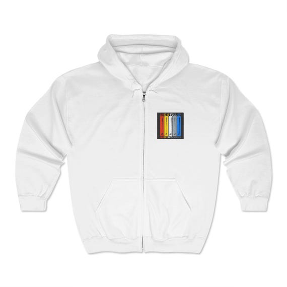 Casual Zip-Up Hoodie - Cozy Layer, Unisex, Great for Relaxation, Perfect for Gifting, Everyday Wear, Colorful Design