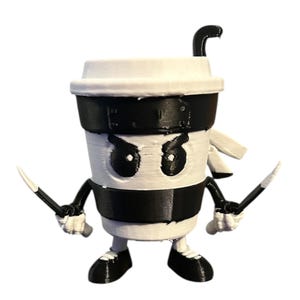 Cappuccino Assassino – Physical Desk Decor Figure Italian Brainrot