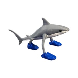 Tralalero Tralala Desk Decor, Italian Brainrot Shark Meme Shark in Sneak