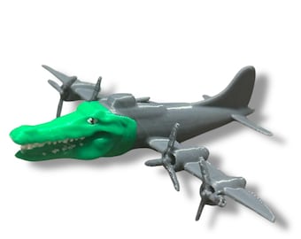 Bombardino Crocodilo Italian Brainrot 3D Desktop Figurine