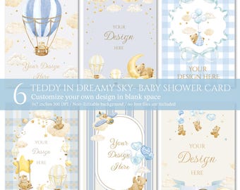 Coquette Daisy Card Templates, Watercolor Floral Invitation (Digital Download)