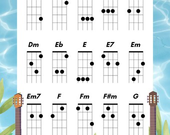 Ukele Basic Chords and Sheet Music