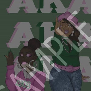 AKA Greek Life Print