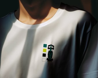 AMR24 Livery Palette Unisex T-Shirt Aston Martin Racing-Inspired Formula 1-Inspired