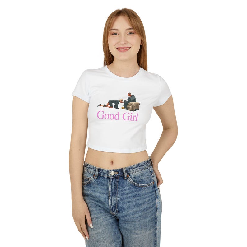 Good Girl Baby Tee | Babygirl T-Shirt | Film Quote Shirt | Flirty Shirt | Gifts for Her | Babygirl Quote T-Shirt | Cozy T-Shirt | Baby Tee